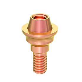 TV Screw Retained Abut., Straight - Ø 4.5mm, H 1mm