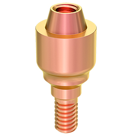 TV Screw Retained Abut., Straight - Ø 4.5mm, H 4mm