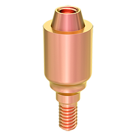 TV Screw Retained Abut., Straight - Ø 4.5mm, H 6mm